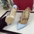 Valentino rockstud matte leather sky blue